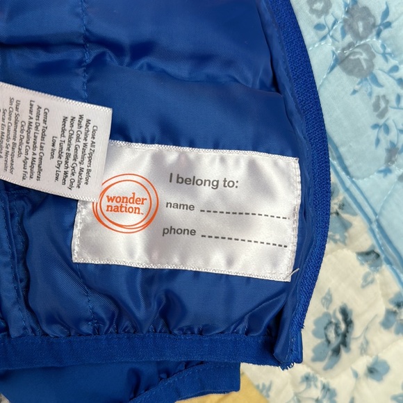 OSHKOSH B’GOSH OVERALLS CARTERS’SVEST WONDER NATION PUFFER JACKET SIZE 12 MONTHS - Picture 7 of 7